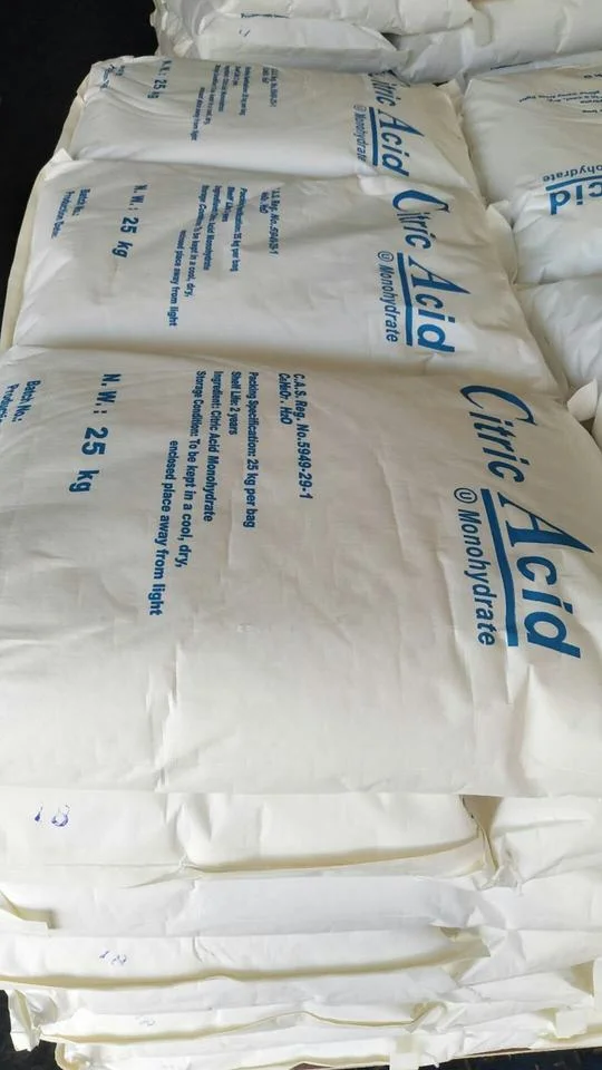 Bulk Citric Acid Competitive Pricing Citric Acid Monohydrate