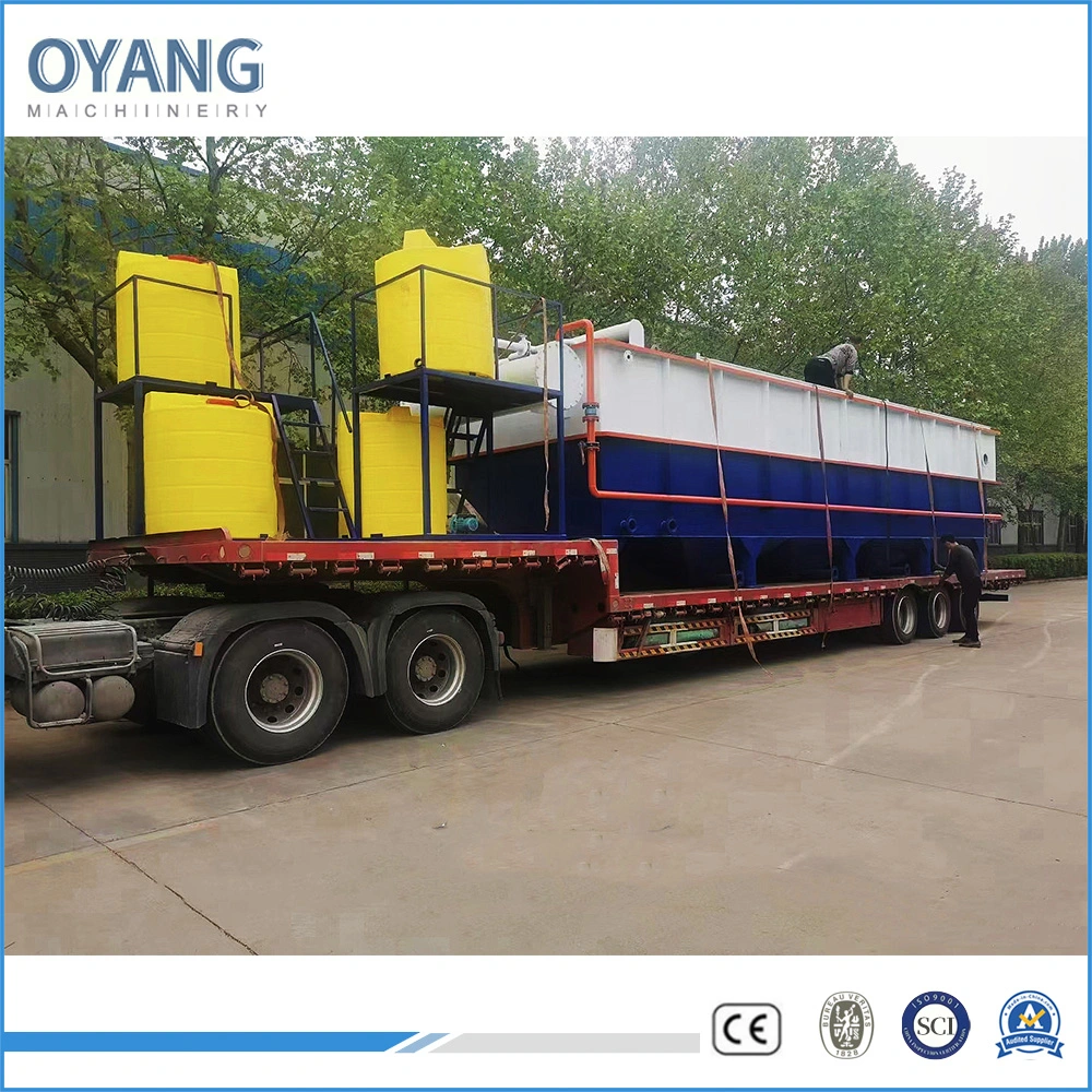 Daf Dissolved Air Flotation Unit/Plant/System/Equipment/Machine for Agricultural/Farm/Slaughter/Food Meat Processing/Plastic/Dyeing Sewage Waste Water Treatment