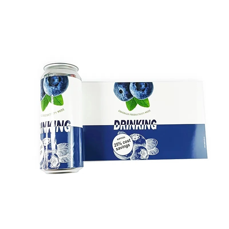 Frasco de sumo adesivo à prova de água vinílico, impresso personalizado, etiquetas de embalagem de bebidas, embalagem brilhante envernizada em relevo autocolante