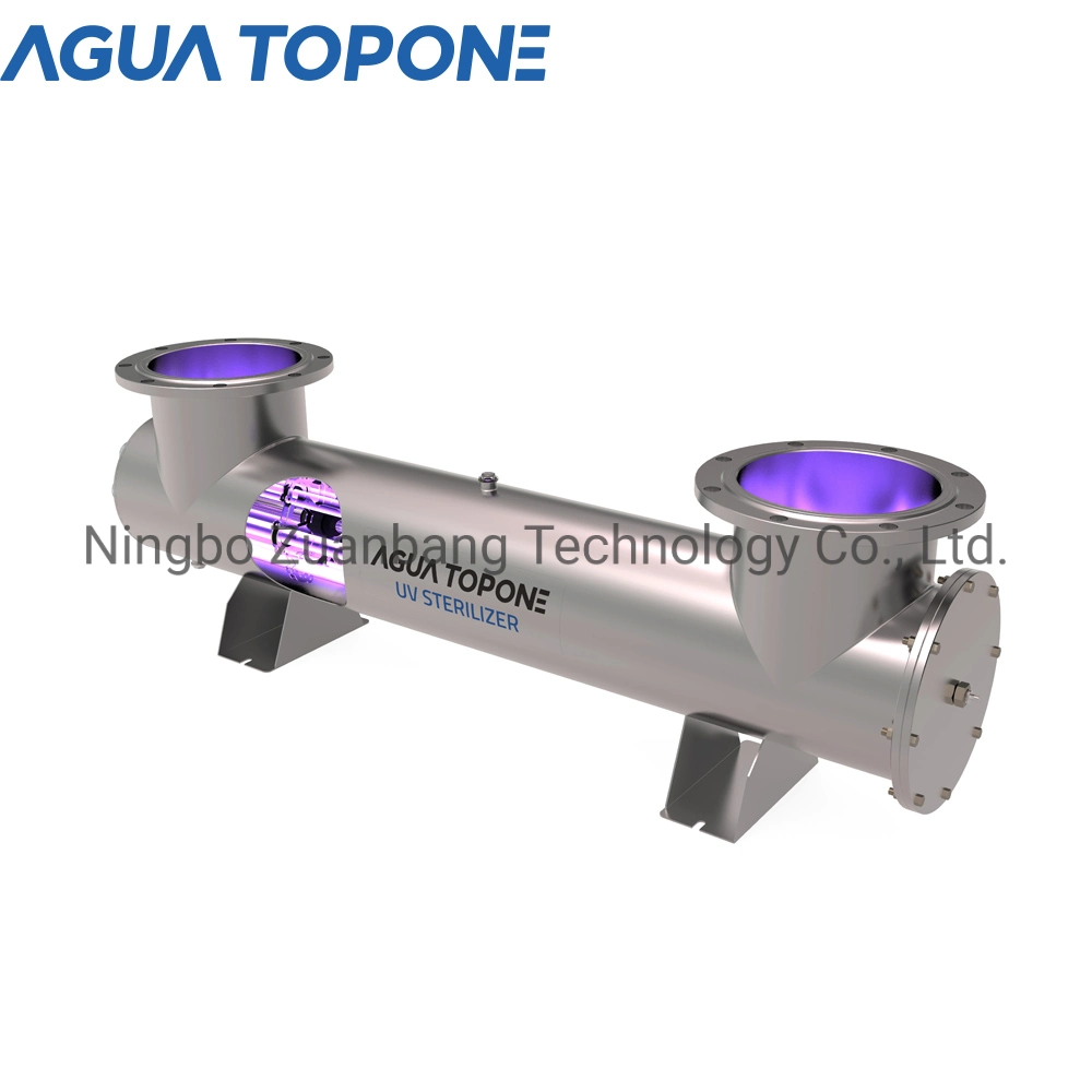 Agua Topone 10 to 500 M3/Hour Auto Wiper Cleaning Ultraviolet Sterilizer for Water Purifying