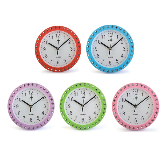 Factory Direct Sales Modern Design Plastic 3D Wall Clock Home Decoration Easy to Read Classic Simple Style Clocks Silent Promotion Clock