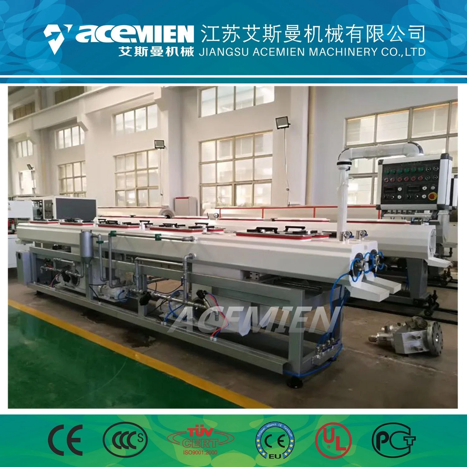20-63mm Dual Output Single Layer HDPE PPR Pipe Extrusion Production Line