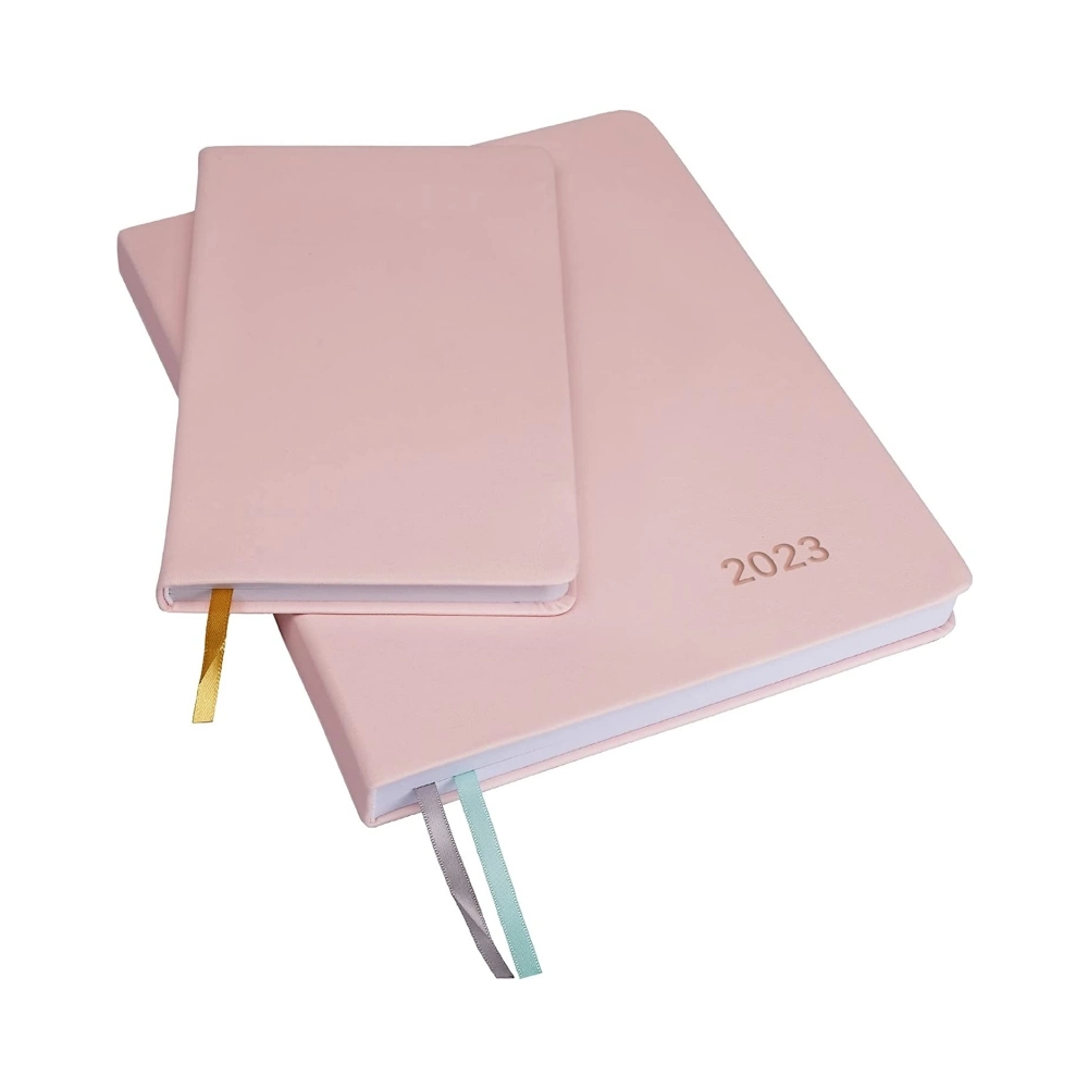 Faux Leather Agenda PU Note Book Acid Free Paper Diary Lined Notebook