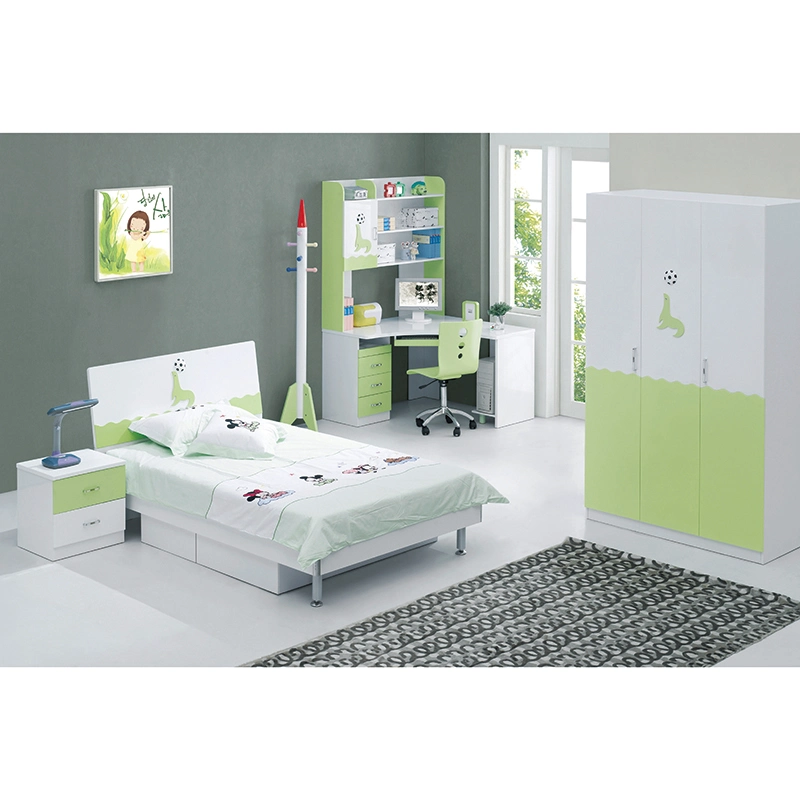 Großhandel Single Kids Bed Kinderzimmer Haus Holzbett modern Möbel Im Schlafzimmer