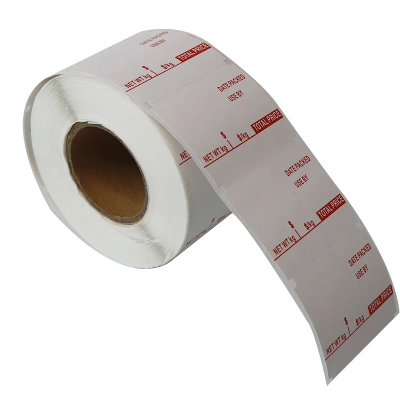 Bar-Code Label Adhesive Paper Roll Sticker Thermal Label Material