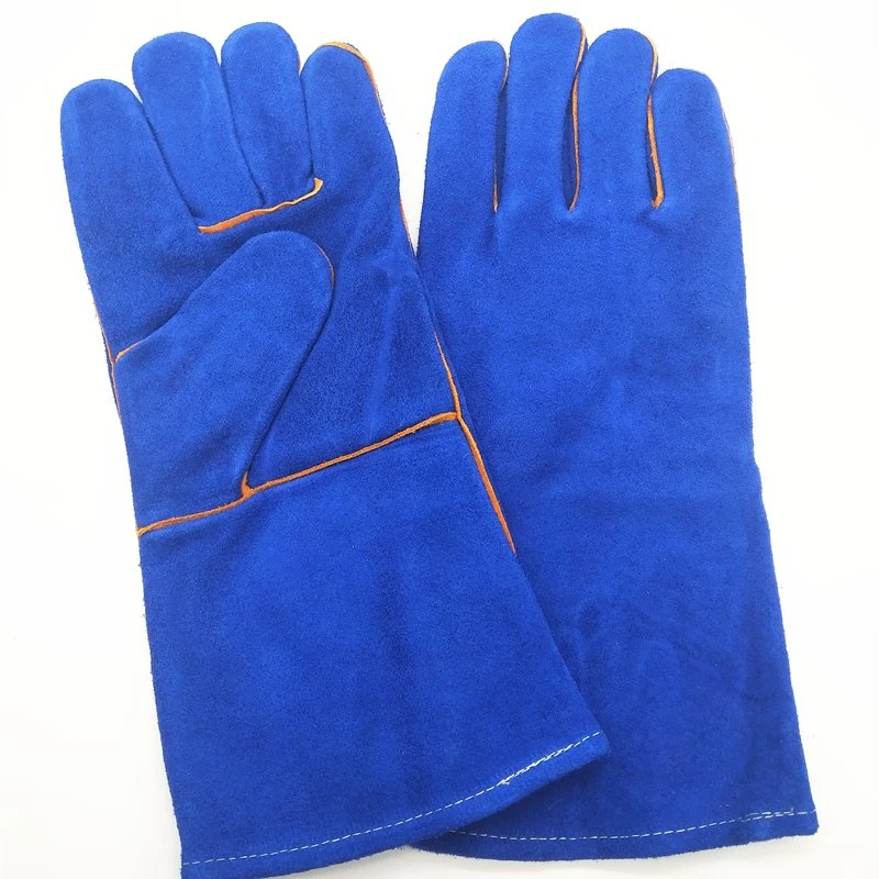 Customized All Kinds of Cow Split Leather Welding Safety Gloves