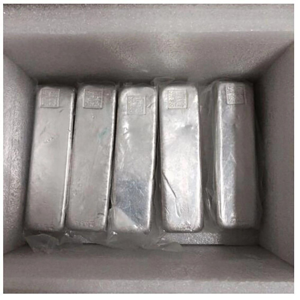 Factory Price Metal Ingot Lump 4n5 99.995% Pure in Indium Ingot