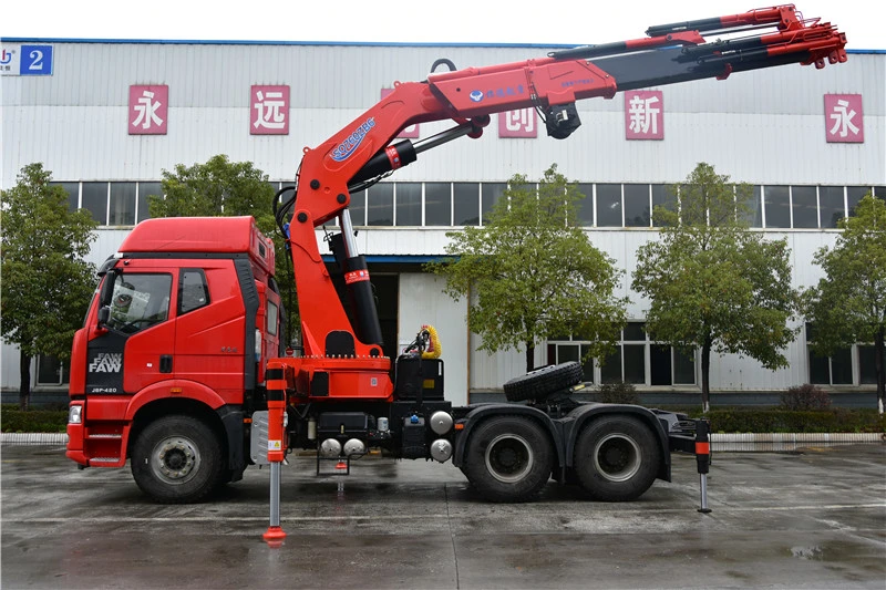 HBQZ 38 toneladas de Elevação Lanças de articulação da grua SQ 760 ZB8 RC veículo fabricado na China material de construção de peças da roda de tecidos