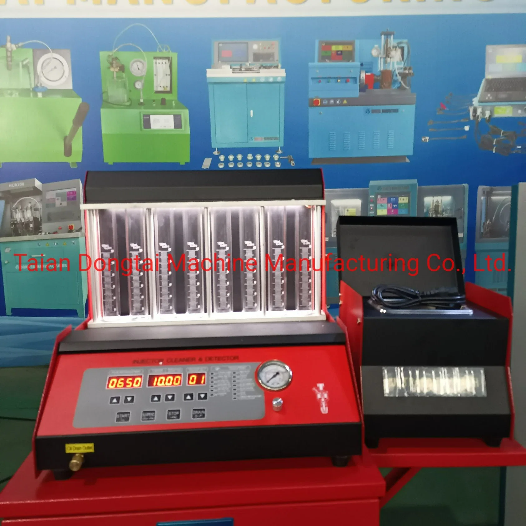 Dongtai Dtq200-8h Automatic Gasoline Direct & Port Injection Tester for Petrol Auto Car Injector Test and Ultrasonic Clean Injector Tester & Cleane