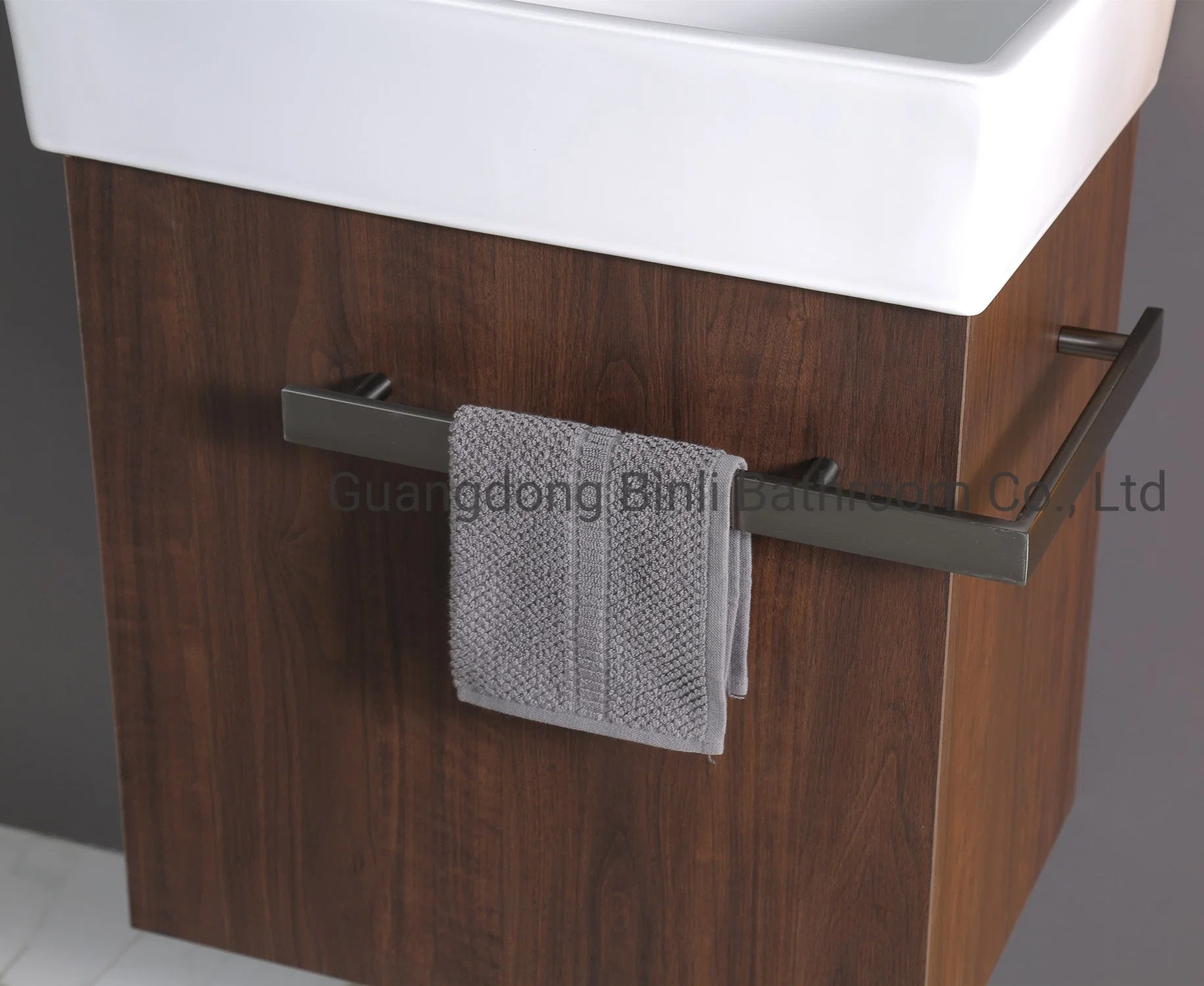 500mm Wall Mounted Small Plywood Bathroom Vanity Cabinet with Mirror Cabinet Single Art Basin