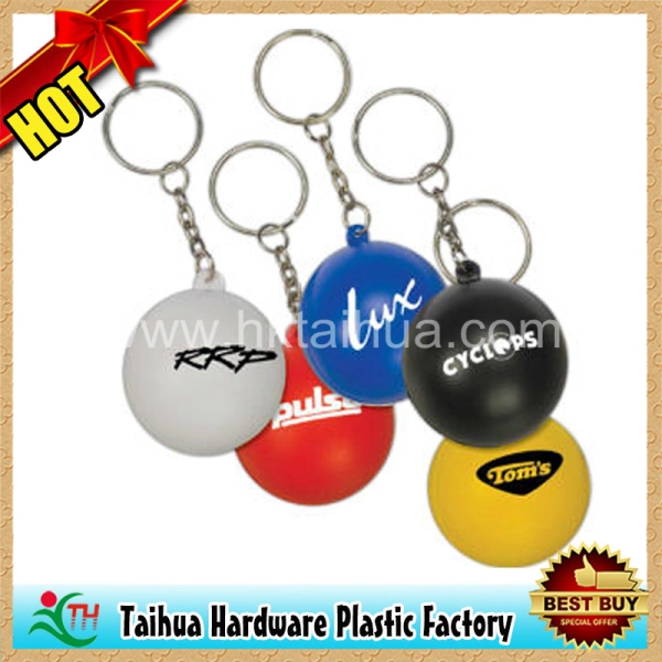 Hot Sale Artificial Soft Foamy PU Stress Ball Keychain Toys