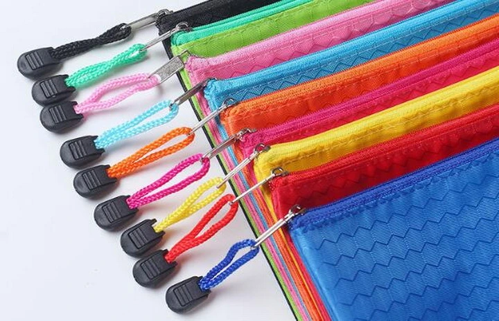 Custom PP Plastic Document Multi-Color File Bag Holder for School Office