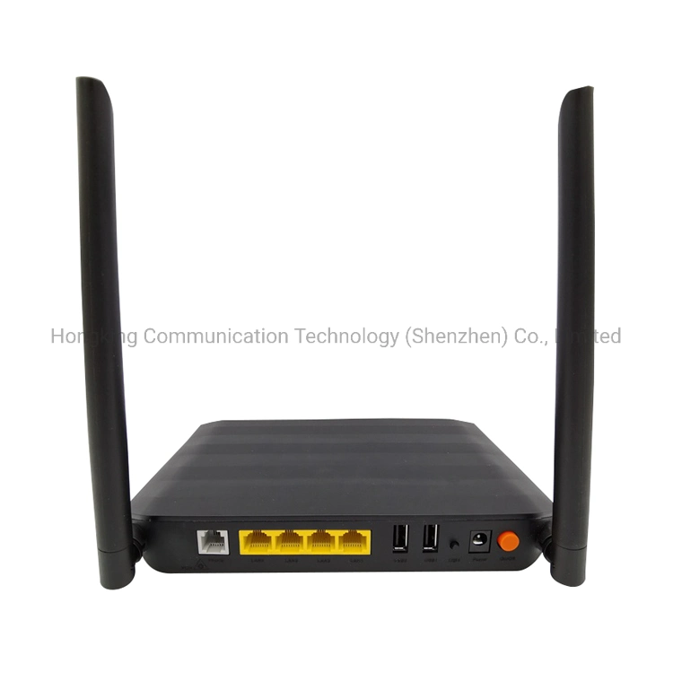 Venta caliente 4GE 2USB módem Gpon Gpon FTTH Versión en inglés para Fiberhome Hg6143D ONU ont