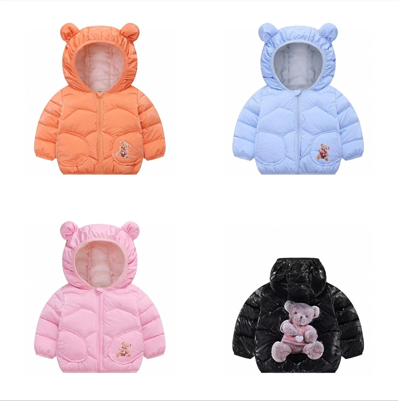 Winter Classical Style Waterproof Cartoon Lightweight Hooded Baby Coat High quality/High cost performance 