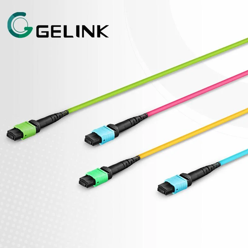 8fibers-MPO/MTP (Female) to LC Single-Mode 10m Breakout Cable Fiber Optic Patch Cord