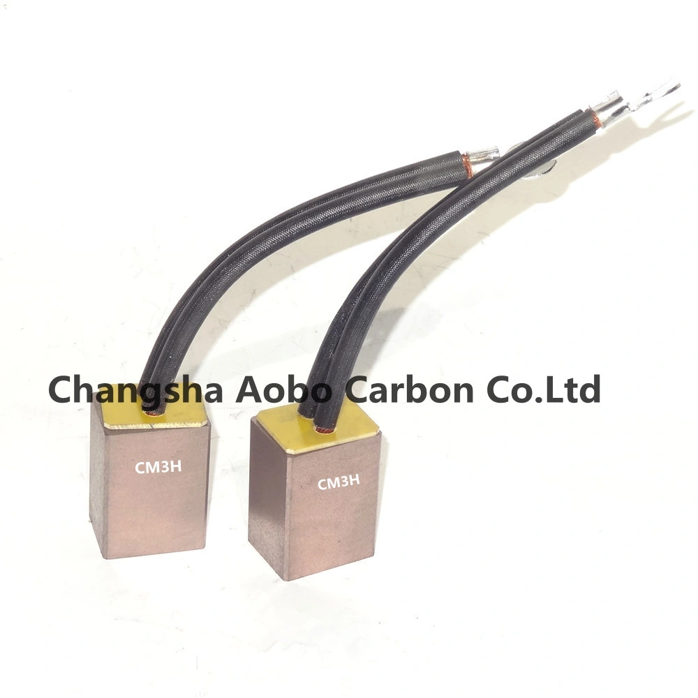 produce metal carbon brush copper brush CM3H used for slip ring