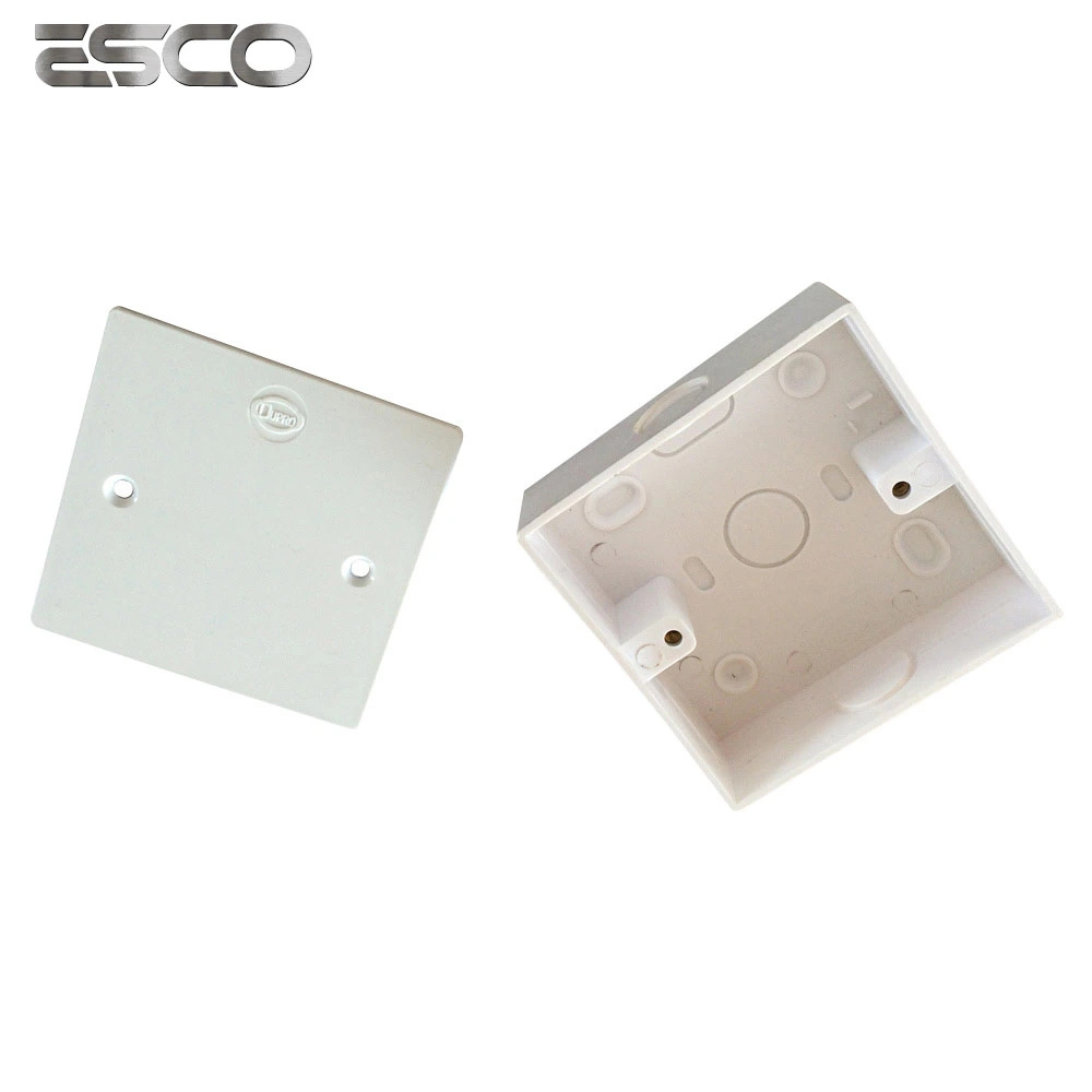 PVC Switch Surface Mounting Wall Socket Cover Cable Trunking Knockout Box