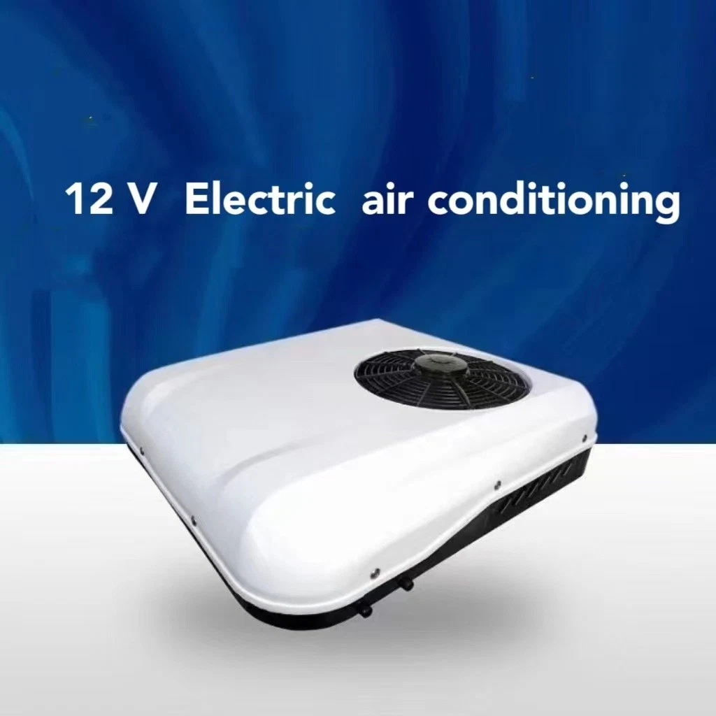 Mini Cooling and Heating Electric Battery Powered Roof Top 12V 24V Parking Air Conditioner for Truck RV Camper Green Save Energy