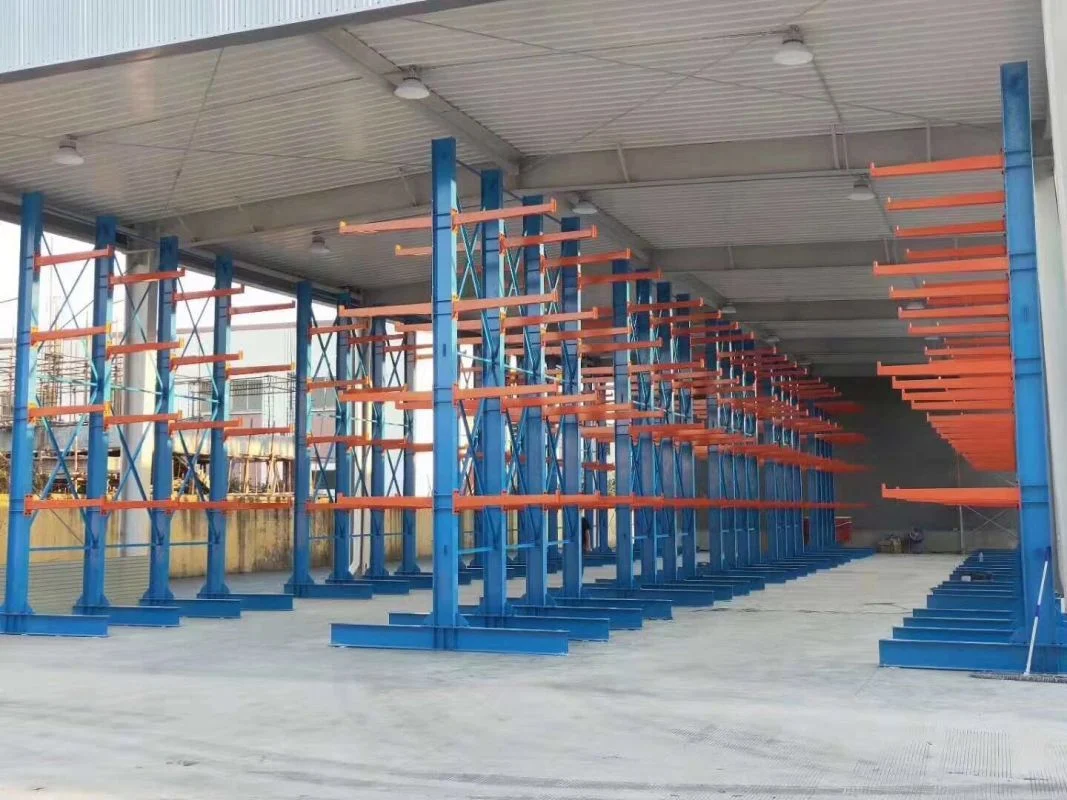 Industrial Pipe Shelf Warehouse Heavy Duty Cantilever Rack