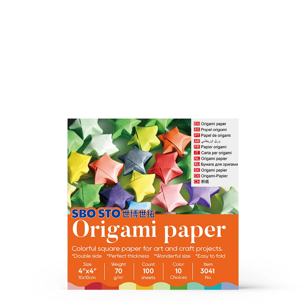 Origami Colorful Paper 10cm X10cm Art and Craft Paper Sbosto3041color School Craft Paper