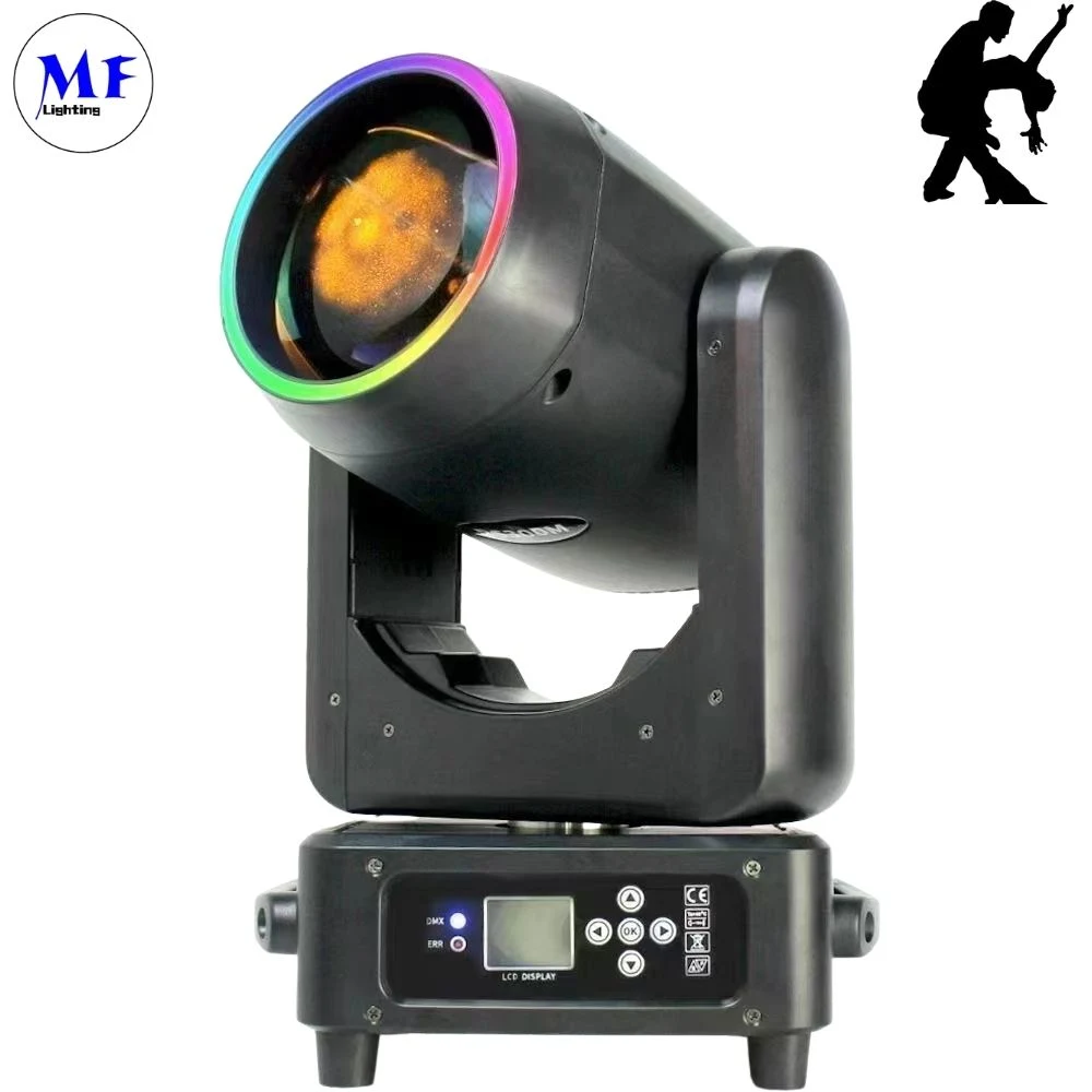 200W DMX512 Rotation LED Mini Laser Moving Spot Light 14 Color Wedding Event Club Lights LED Moving Head Sharpy Beam Stage Light Moving Head Stage Light