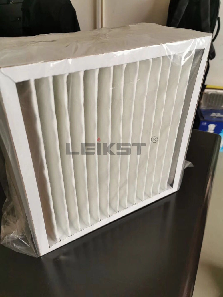 Leikst Cardboard Frame Pre Filter/F7 F8 F9 Synthetic Fiber Primary Efficiency Panel Air Filter for Blast Oven