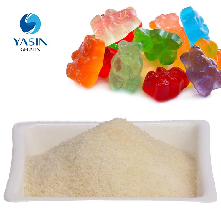 Private Label Wholesale Factory Price Food Additives Bulk Edible Best Bovine Skin Food Grade Gelatin