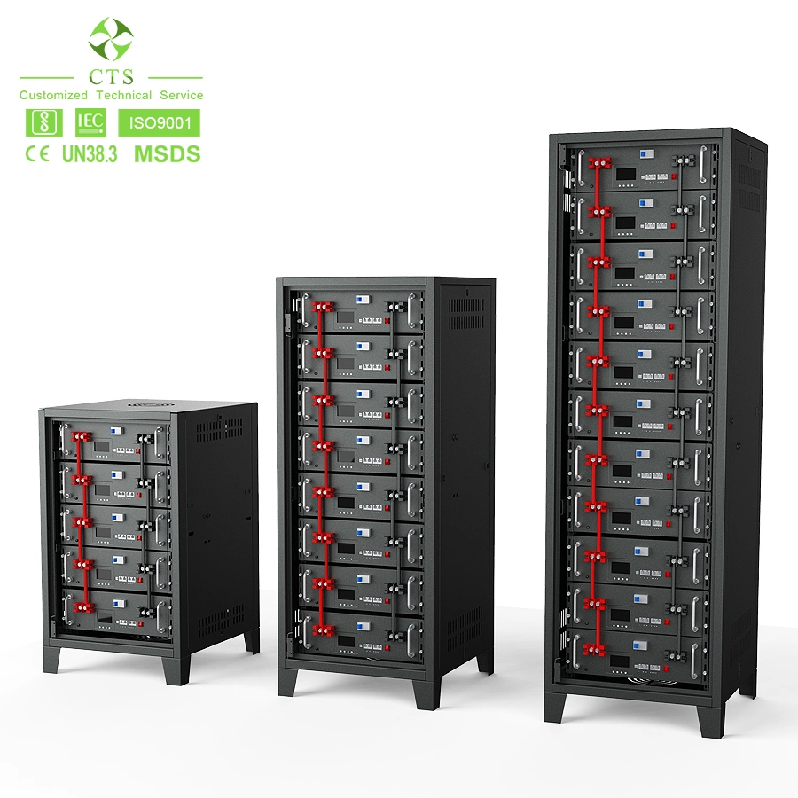 Rechargeable 24V 48V 100ah 200ah Lithium Solar Energy Storage Rack Battery