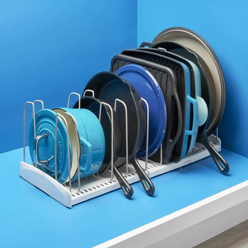 Kitchen Accessories Cabinet Dish Drying Rack Cookware Pans Platters Cutting Boards