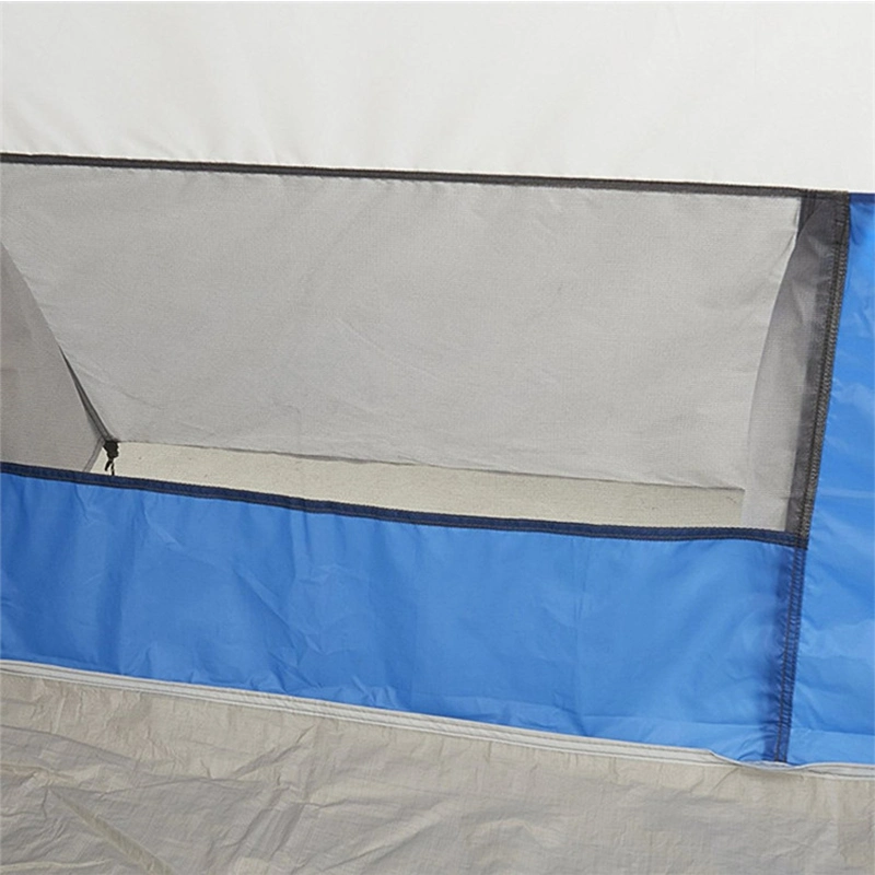 8 Person Polyester PE Cloth Fiber Glass Pole Outdoor Camping Waterproof Family Tent with Double Layers