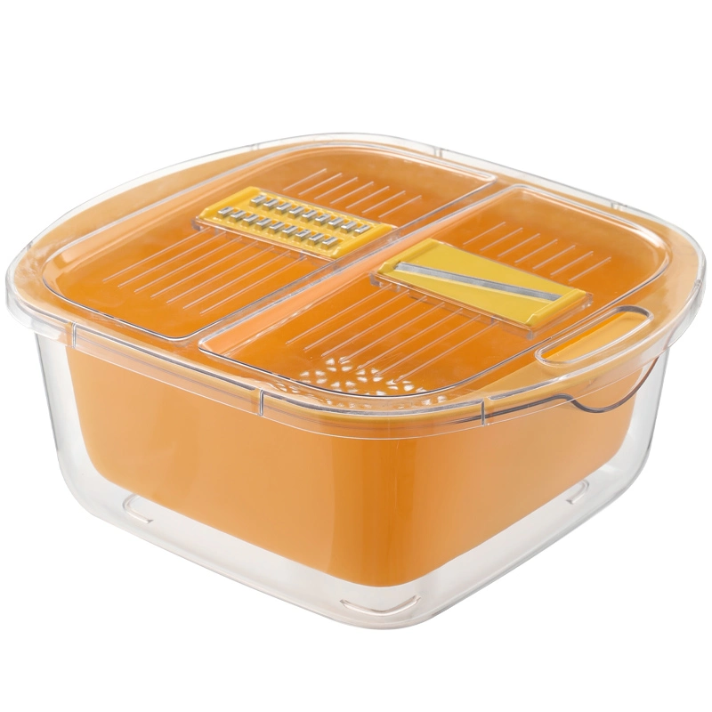 Household Kitchen Plastic Box Drain Basket Food Container