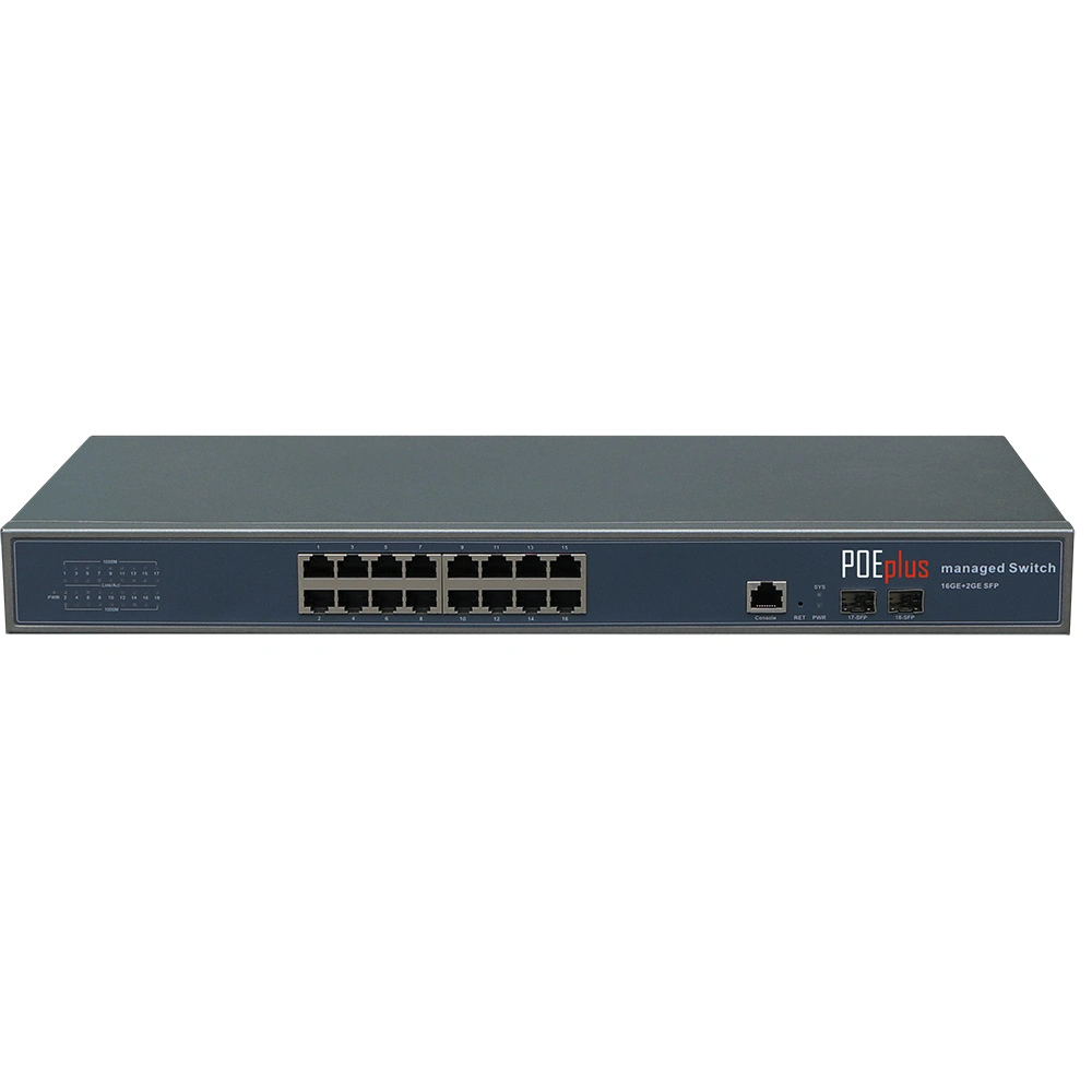 16 Port Poe Switch 10/100/1000Mbps L2 Management