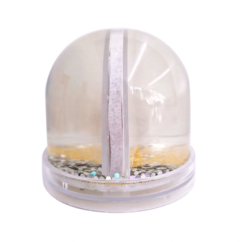 Plastic Material Snow Globe Photo Frame