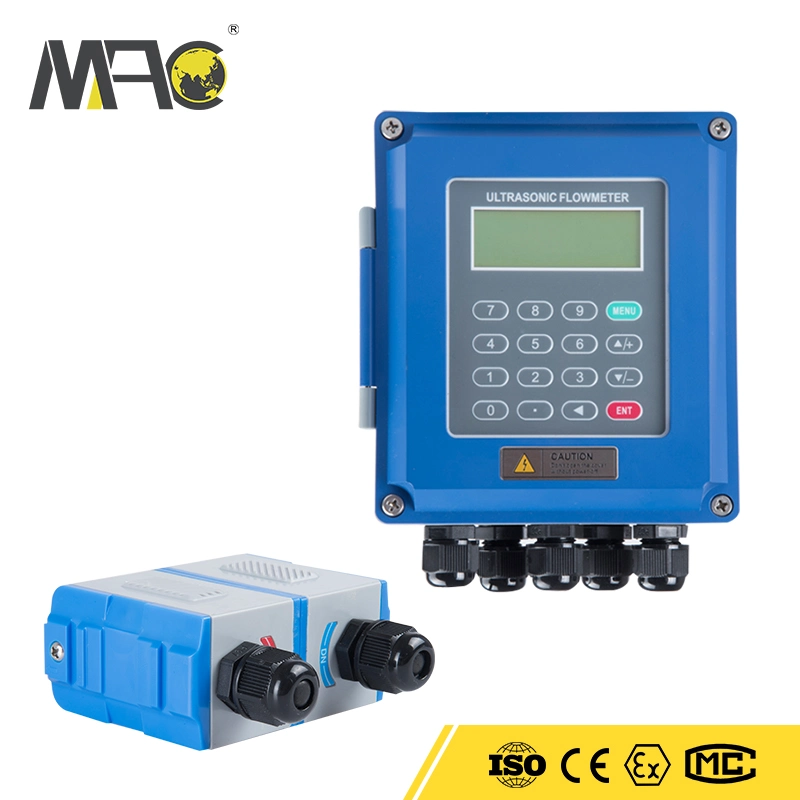 Macsensor Wall-Mounted Type Flowmeter Ultrasonic Flow Sensor