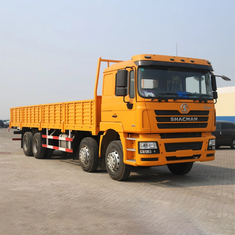 الصين المصنع السعر شاكمان F3000 8X4 12 شاحنة ذات عجلات شاحنة للنقل اللوجستي