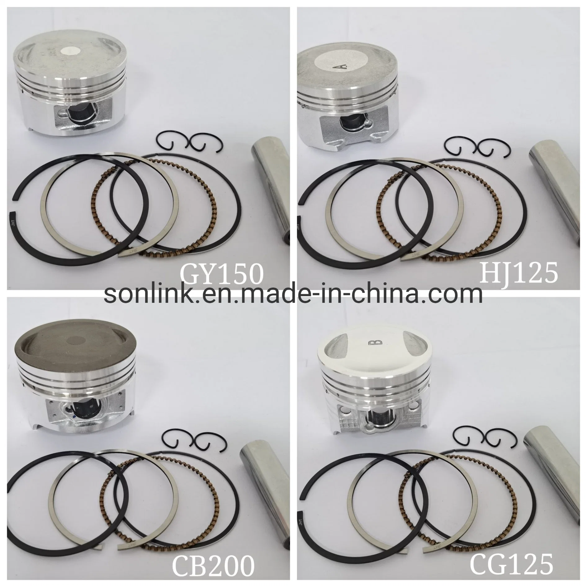 Honda Type CB200 Cg200 Aluminum Alloy Cast Motorcycle Piston Motor Cycle Spare Parts