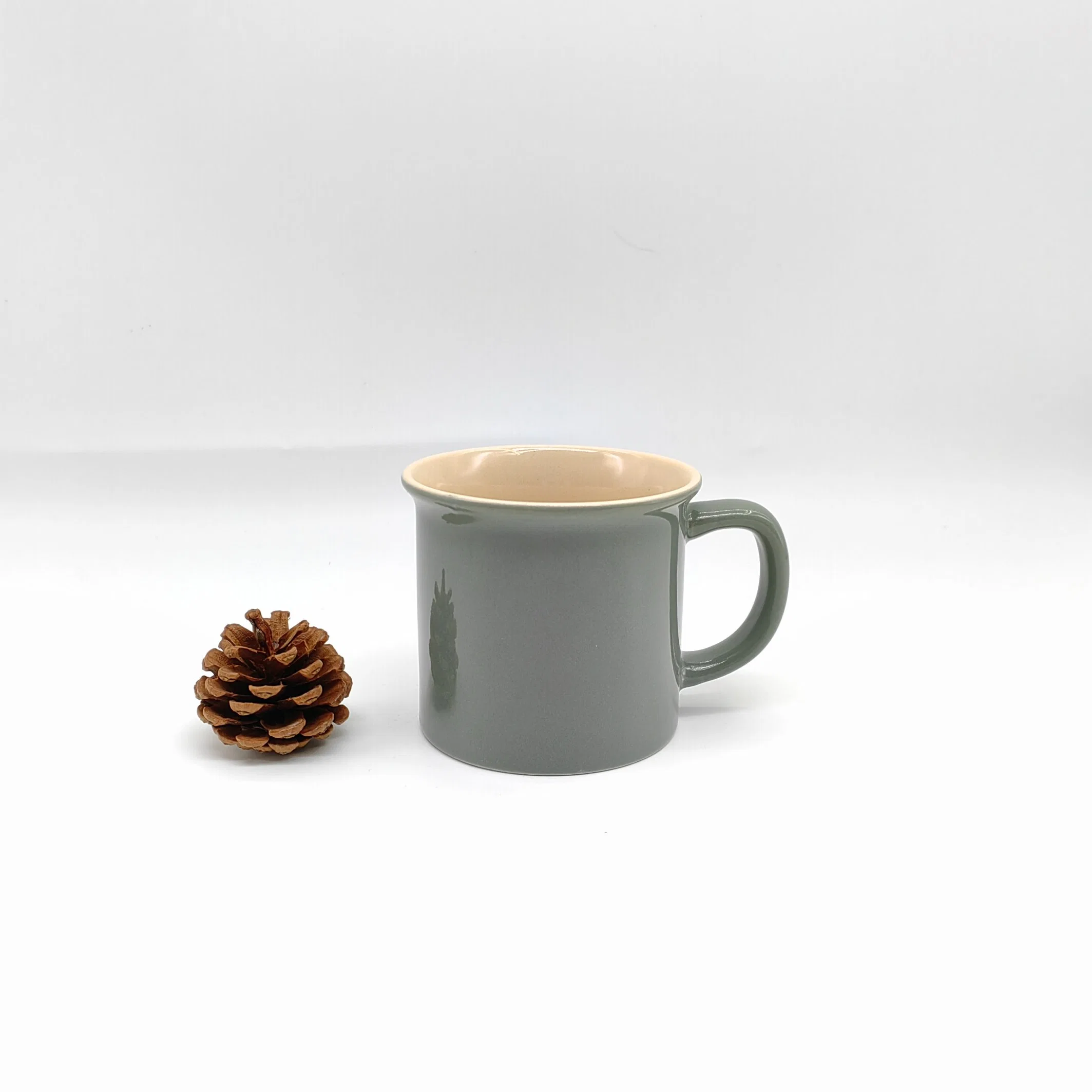 Moderne Farbe glasierte Kaffeebecher Set von 4, perfekt für Latte, Tee