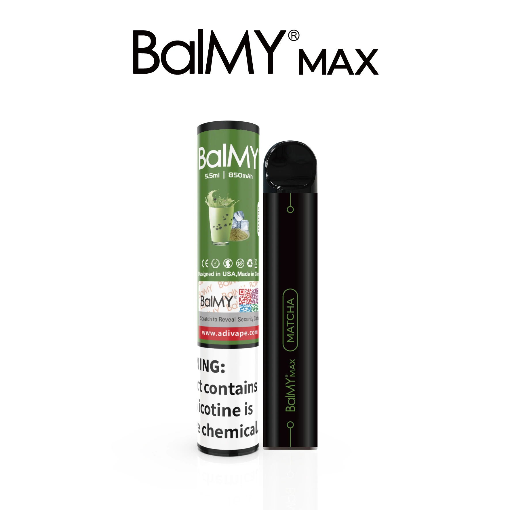 Adivape oferta Nuevo Balmy Max VAPE Kit 1500 Puffs Disposable Eg