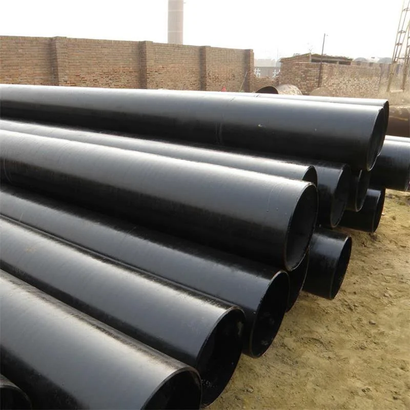 Black Mild Carbon Steel Pipes for Chilled Water Pipe Project