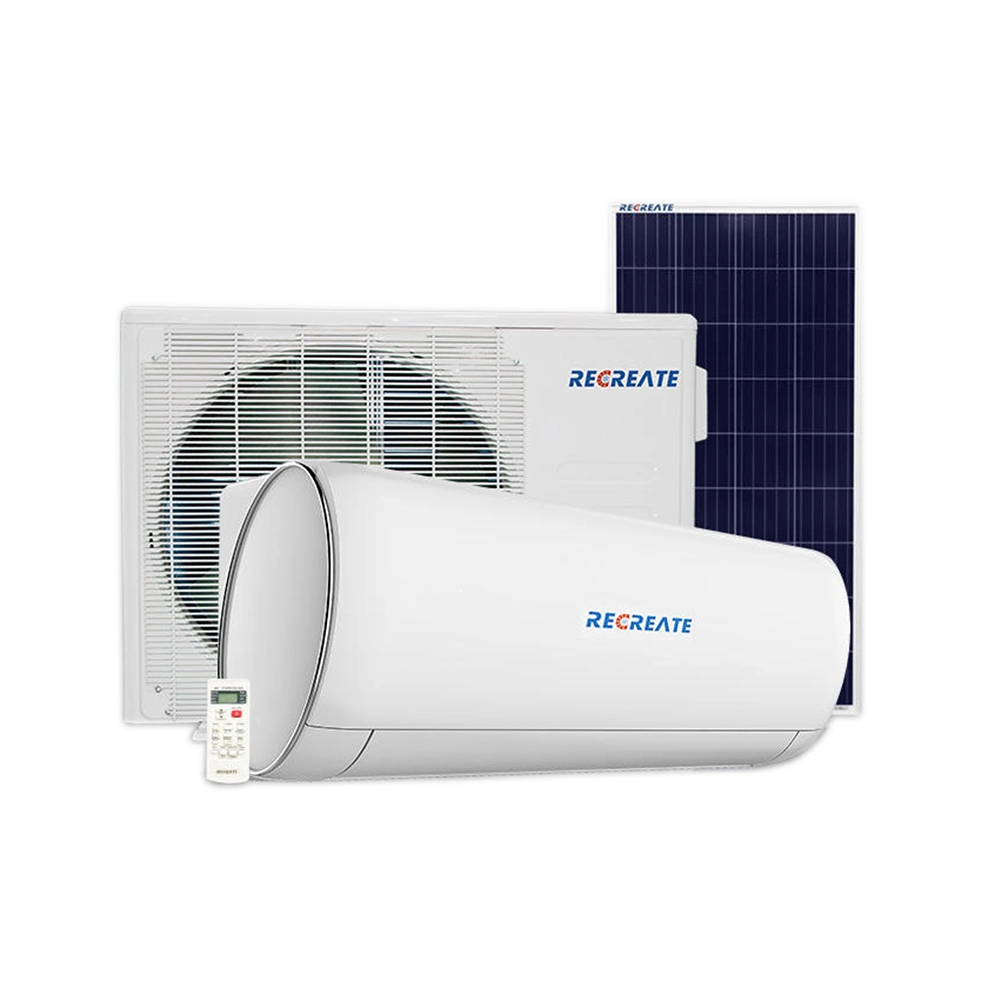 Split Wall Mounted Air Conditioner with Solar System 9000BTU 0.7ton