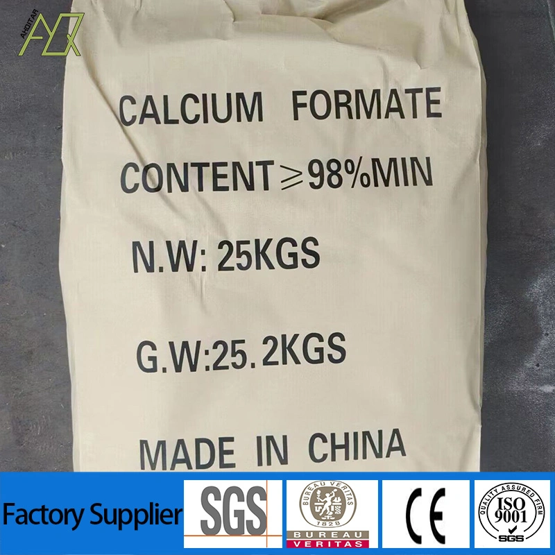 Alta pureza CAS no 544-17-2 Calcio Formato CAFO 98% Grado mínimo Industrial/Alimentación