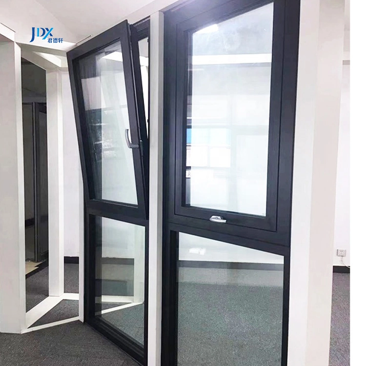 Security Energy Saving UPVC PVC House Triple Pane Vinyl Aluminum Casement Frame Sliding Tilt and Turn Casement Window