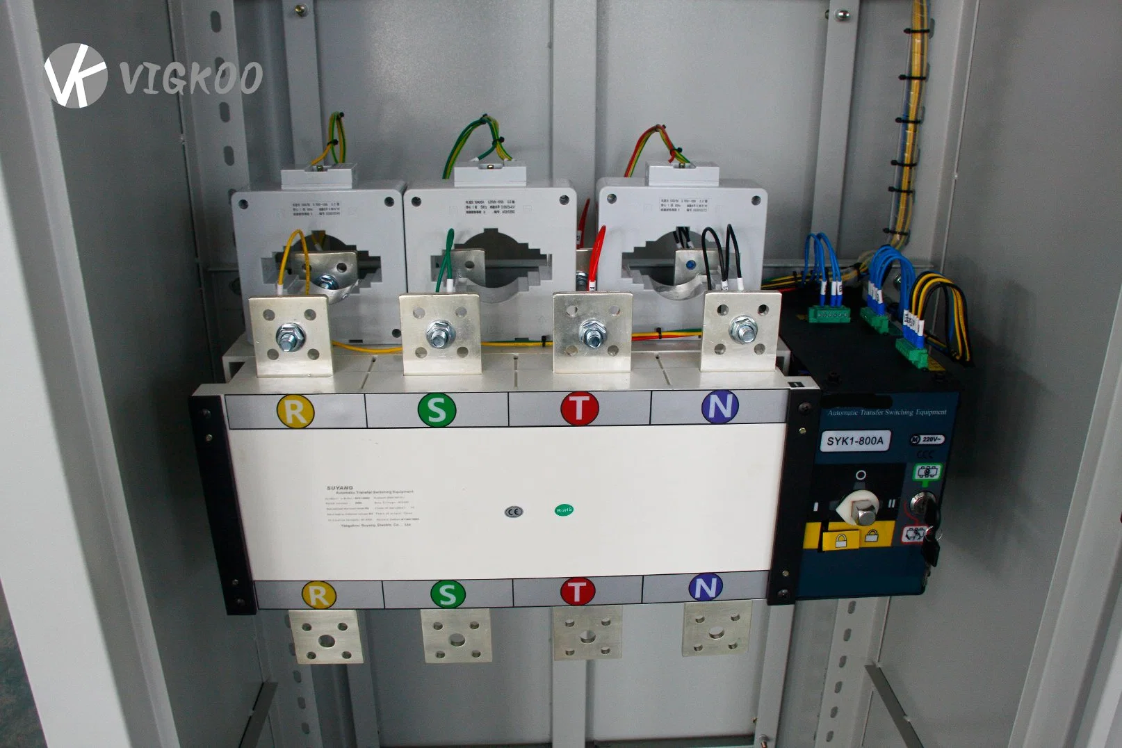 ATS Panels 80A Automatic Transfer Switch 4 Poles Three Phase 400 AMP Motorized Selector ABB Schneider Electric Brand ATS Switch