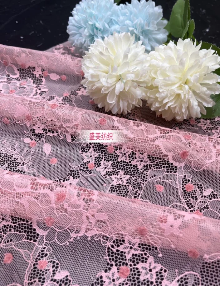 Lace Fabric Decorative Embroidery Lace Fabric Lace Trim for Lingerie or Luxury Wedding Dress