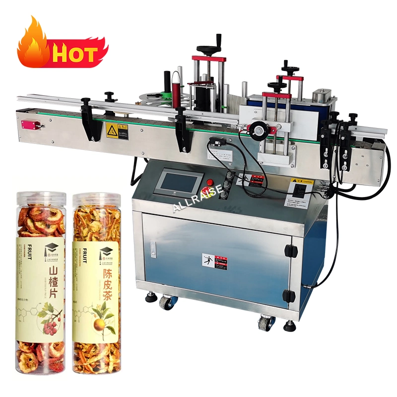 High Quality Automatic Round Bottle Positioning Labeling Machine for Paint Cans Bottle Label Applicator