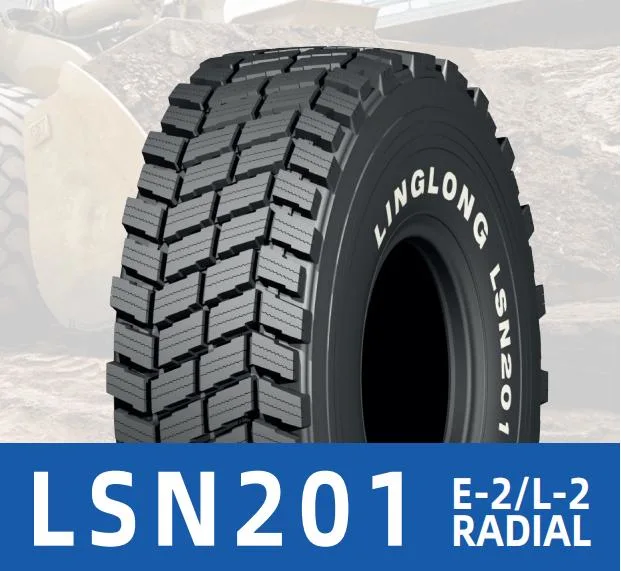 Linglong radial OTR tire 17.5r25 20.5r25 E-3 E-4 E-7 chargeur Et pneus de camion-pompe Service de tracteur 405/70r18 décapeuse 29.5r25