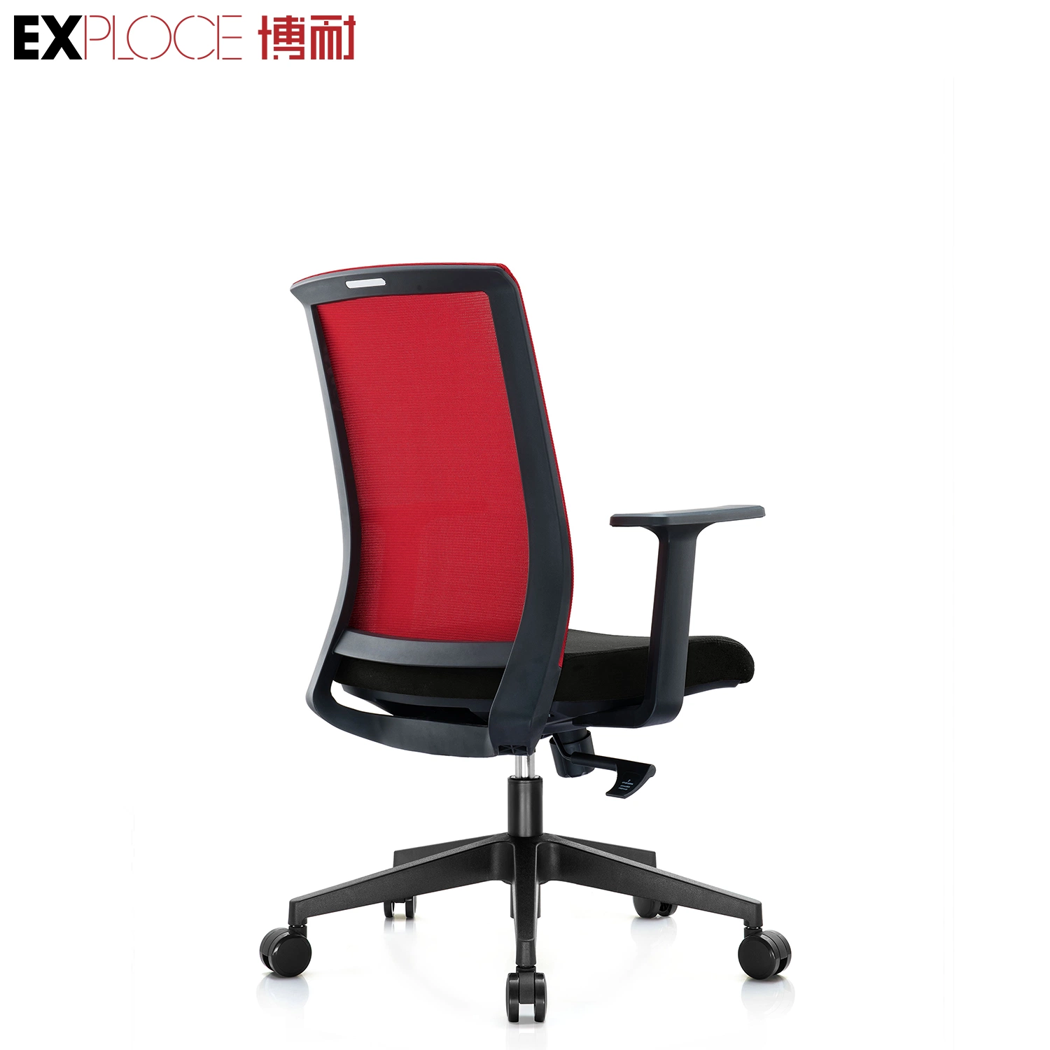 Manufacturer Ergonomic Office Home Furniture Simple High quality/High cost performance Guest Armrest Backrest Fabric Swivel Bar Staff Mesh Swivel and Lift Chair