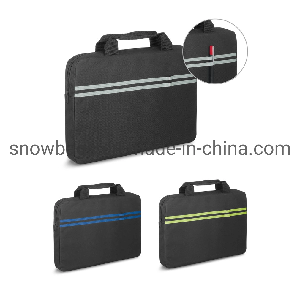 600d Conference Briefcase Bag with Pen Holder and Zipper for Carrying Document