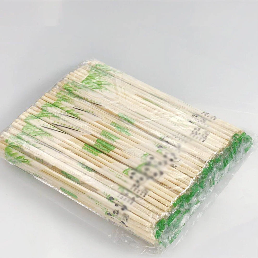 Umweltfreundlich Biologisch Abbaubar Personalisiertes Rundes Einweg Bamboo Sushi Essstäbchen Set