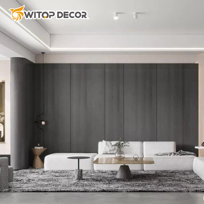 Mirror High Gloss Bamboo Veneer Board Good Price Bamboo Charcoal Decoration Factory